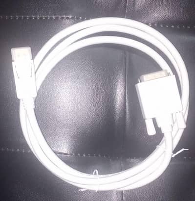 Display port to DVI cable - White