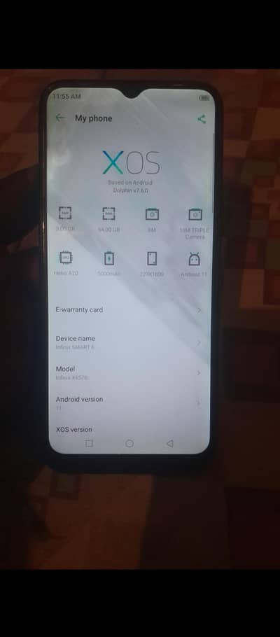 Infinix smart 6.03144426449