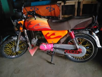 Hi speed 70cc motorcycle for sale 10/10 Condition