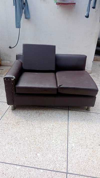 leather sofa