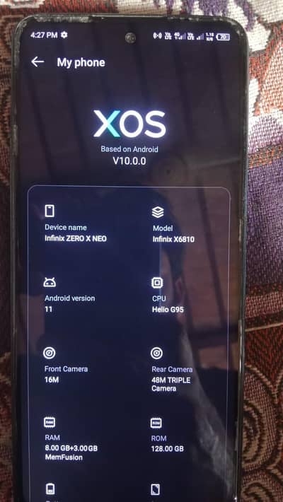 8+3/128 gb  original   panel   condition 7/10