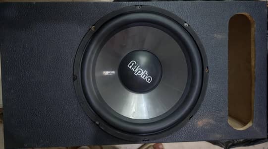 12 inch car Subwoofer with base tube