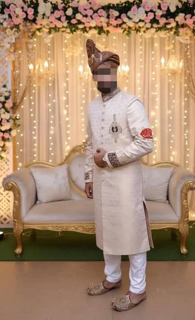 Groom Sherwani for Sale – Premium Condition, Only Used Once
