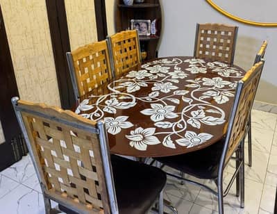 dining table with chairs