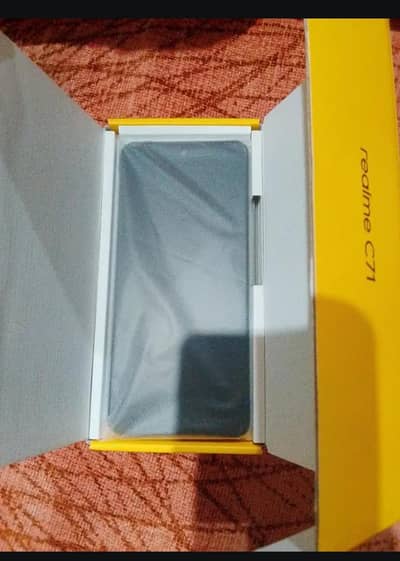 Realme c71 6 128 complete box and charger just box opn only 20 day use