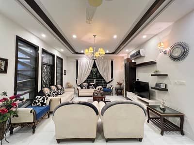 Fully Furnished One Kanal Modern Style Luxury Bungalow Near Big Park Direct Approach
