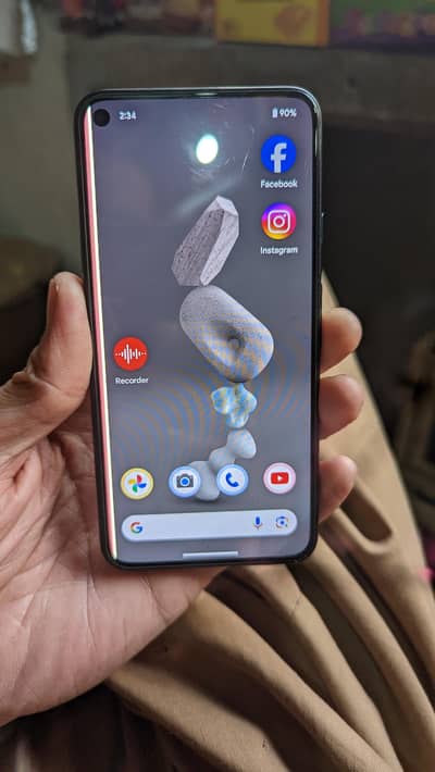 Google pixel 5 ram 6.  gb. 128,