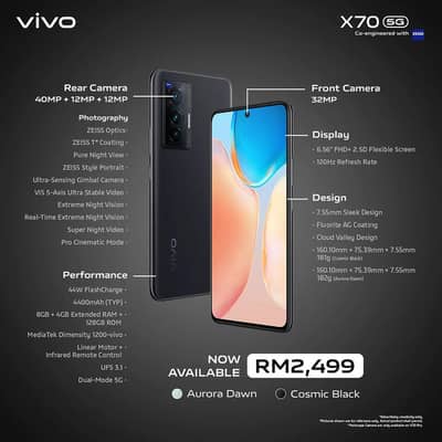 vivo x70 pro 12+8. gb 256. gb 5G
