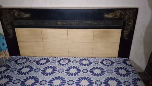 double bed with master jet mattress