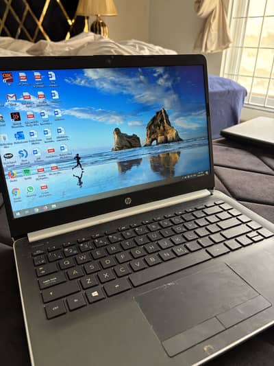 HP 14" Slim Laptop | AMD A9 3.1GHz | 4GB RAM | 128GB SSD | Windows 10