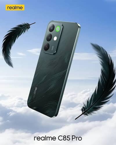 Realme C85 Pro , 8 GB + 256 GB , Green Peakcock Color