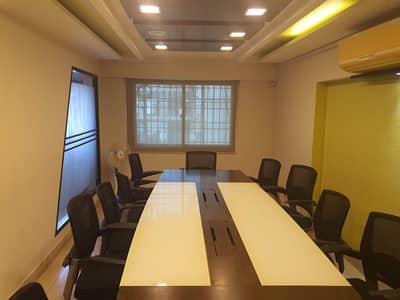 PHASE 6 VIP LAVISH FURNISHED OFFICE FOR RENT WITH LIFT WITH 1 EXECUTIVE CHAMBER MEETING ROOM