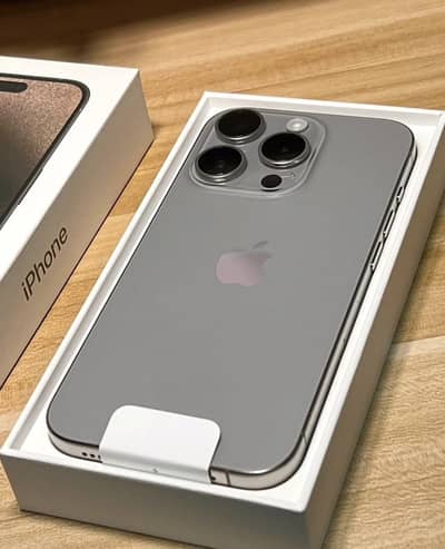 IPhone 15 Pro Max / 1024 GB / Brand New / Apple Coverage 2027 / 4CC