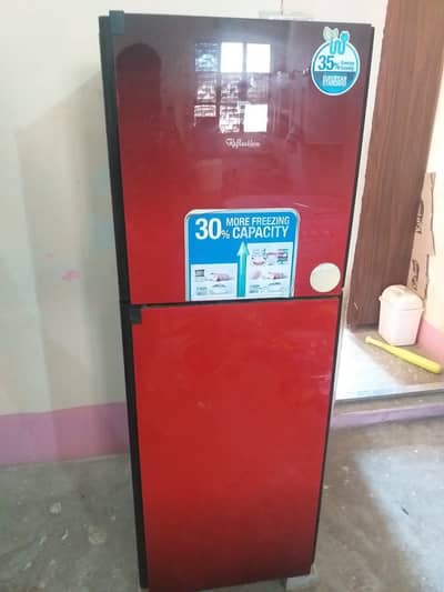 Dawlance 9150LF Glass Door RED 9 Cuft-07 years Warranty