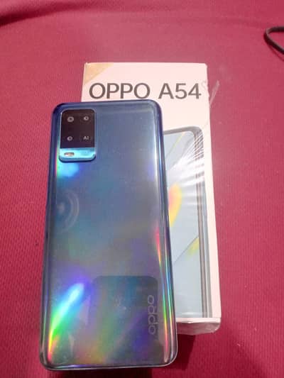 OPPO A54 (4+128) PTA APPROVED, NO BARGAINING. Battery timing 1 + day.