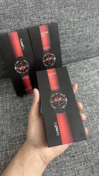 Branded Smart watch Armfit Amoled 1.43 large screen