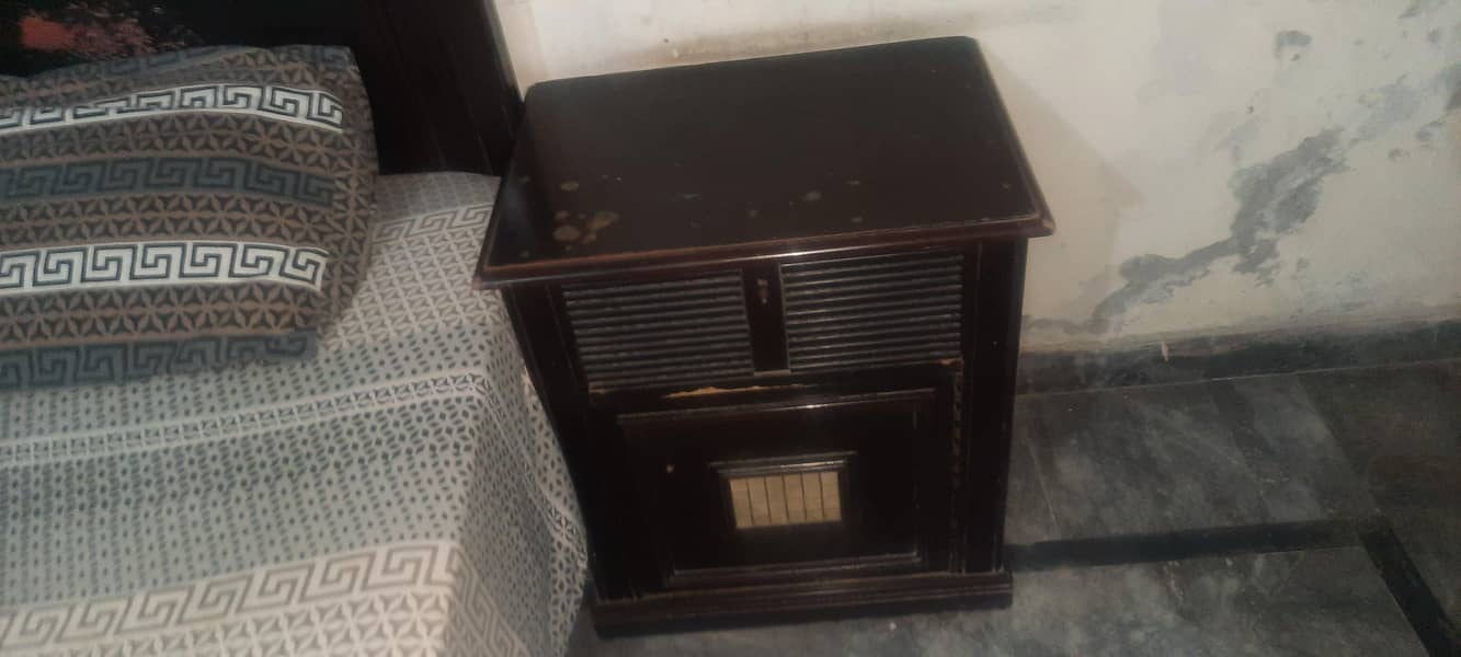 Solid Wooden +MDF bed set 6