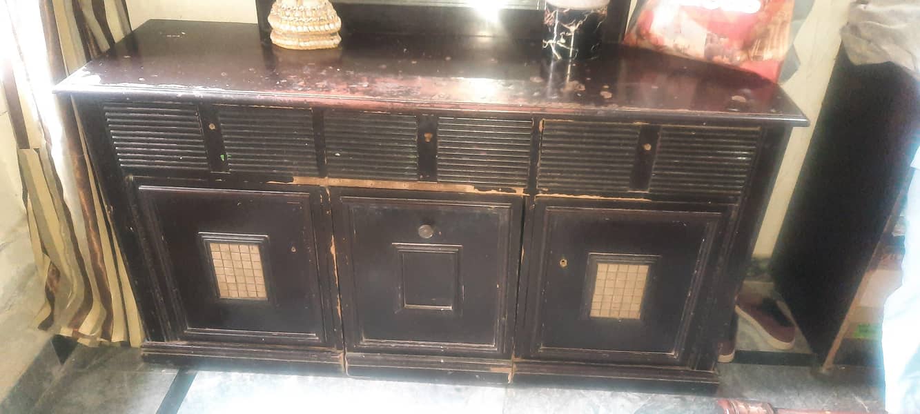 Solid Wooden +MDF bed set 13