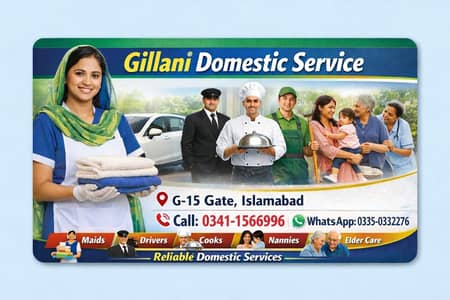 Gillani Domestic service