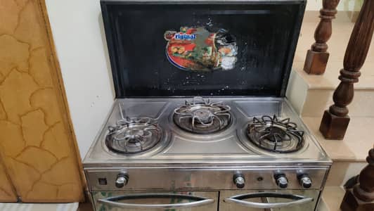 3 Burner Cooking Range with Oven