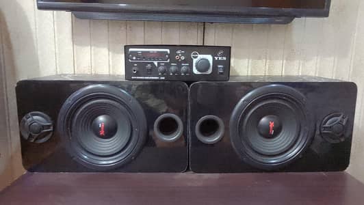 Xbs Bofrspeak 10 inch with box with amplifier