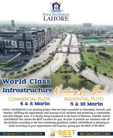 1 Kanal Instalment Plot Is Available For Sale In Naval Anchorage Jia Bagga Road Lahore