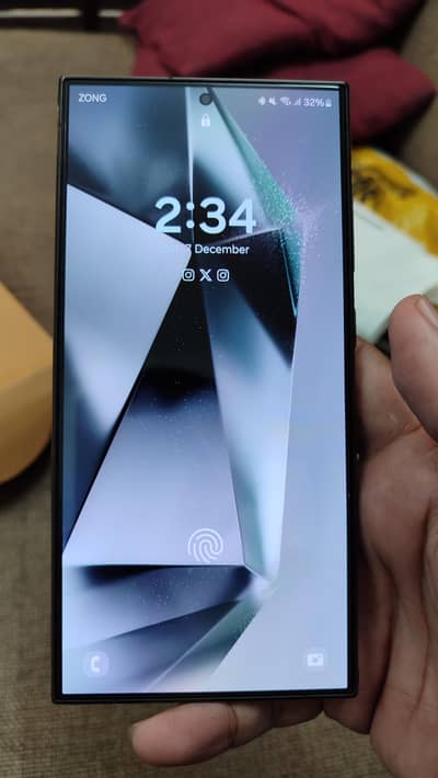 s24 Ultra 12GB 512GB PTA Approved. Titanium Grey