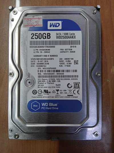 250GB Seagate, WD Desktop Hard Disk 3.5"