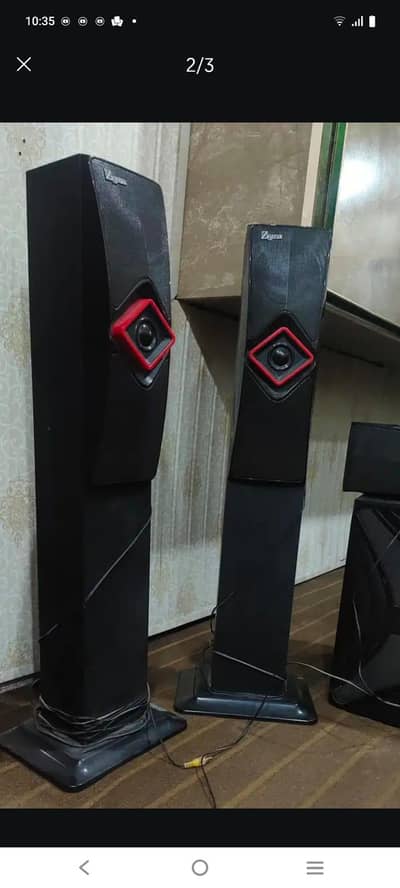 Zebronics Zeb Feel 5 to 5.1 channel Home Theatre | Powerful Bass |