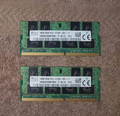32gb DDr4 Ram (16×2)