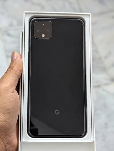 Google Pixel 4XL 6/64GB Non PTA Black Colour With Original Box