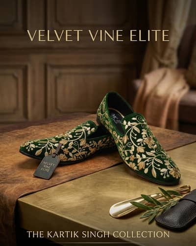 Synthetic leather fancy shoes