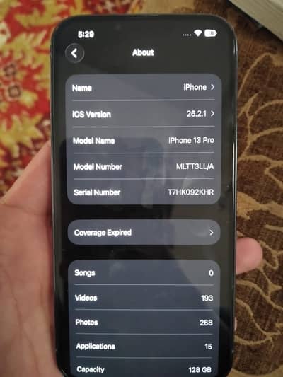 iPhone 13 Pro 95 battery health