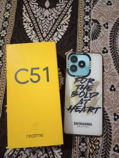 ralme c51 mobile with box for sale 03298222023 only WhatsApp