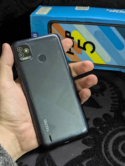 Tecno Pop 5 with box dual sim PTA approved
