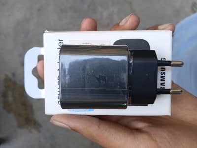 samsung 25watt orignal charger box pack