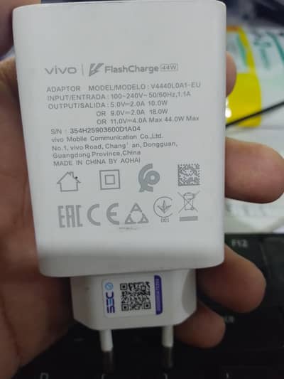 vivo 44 watt fast charger
