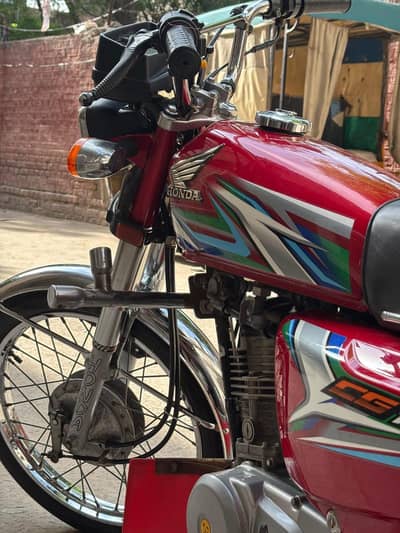 Honda 125 2023 Model Red Color