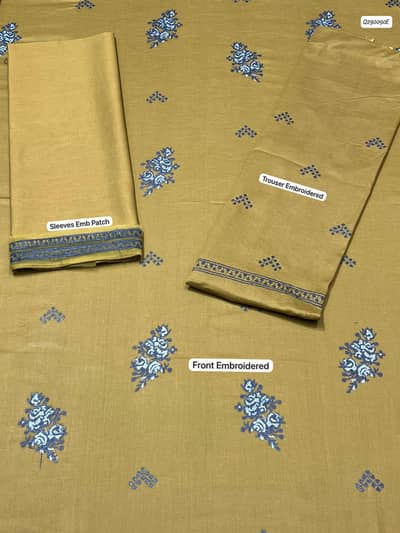 3piece lawn suit pure guarantee