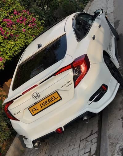 Honda Civic oriel 1.8 2017 modified white fully loaded cleanest