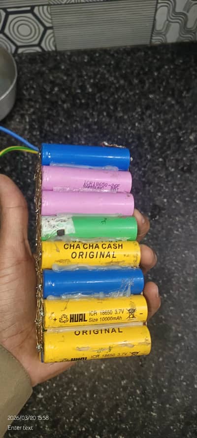 12v 18Amp lithium battery Samsung and imported cell