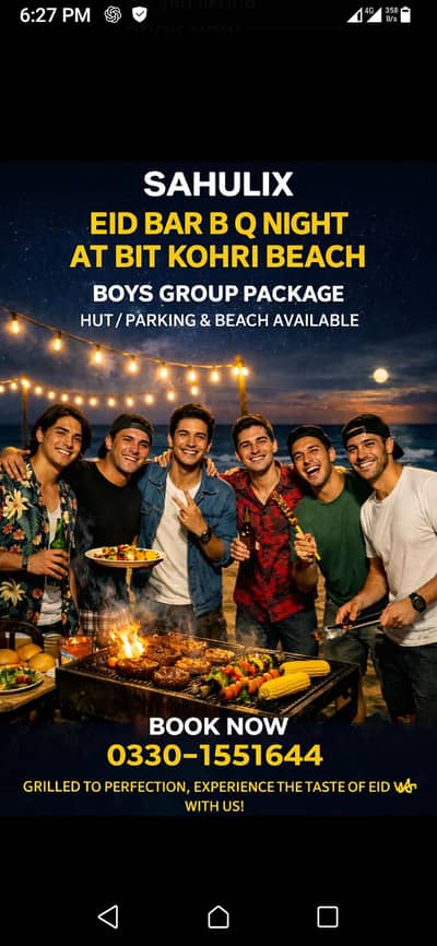 Beach Hut Booking Karachi-Sahulix