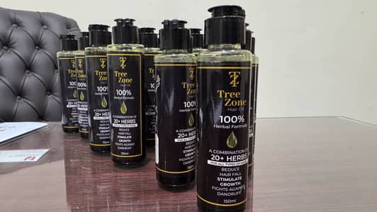 Treezone hair oil 100% herbal. Free delivery