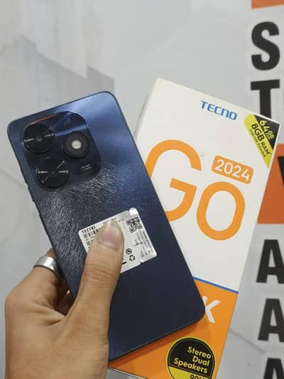 Tecno Spark Go 2024.4+4----128 Gb