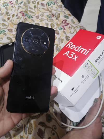 Redmi A3x 3 gb ram 64gb memory with charger
