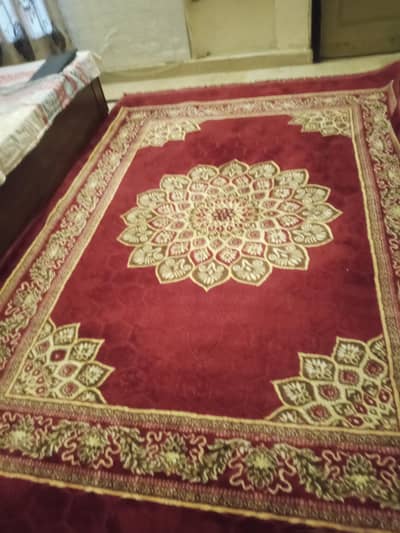 Velvet Rugs Large (Dari) 3 - (2 Brown 1 Red)