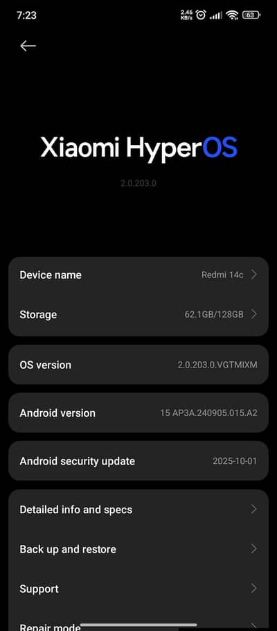 Redmi 14c (6+6)-(128)
