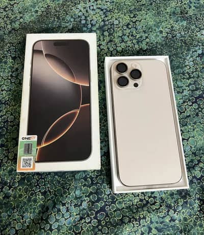 Apple iPhone 16 pro max 256 gb with box jv desert titanium