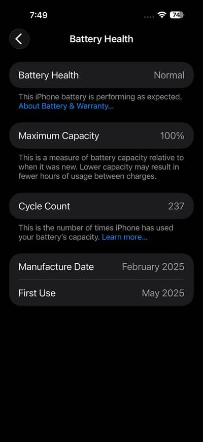 iPhone 16promax 256 GB