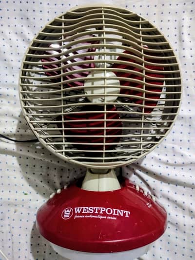 WEST POINT AC/DC TABLE FAN/LIGHT